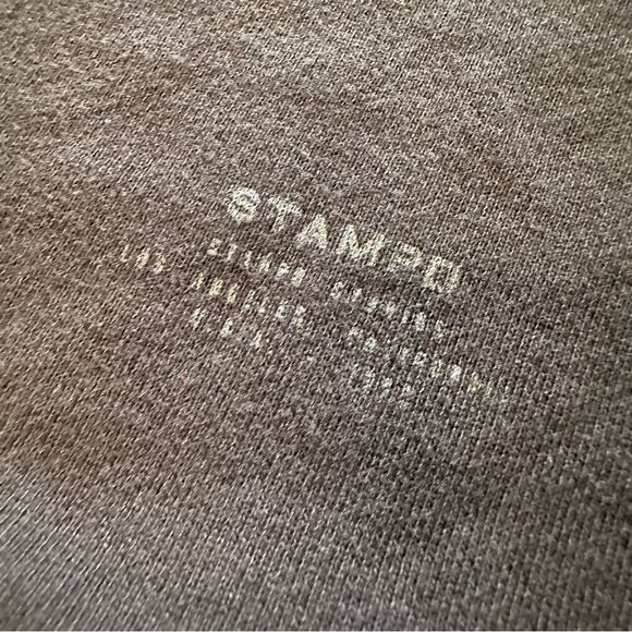 STAMPD men’s Short Sleeve Pullover Sweatshirt heavy knit crew black medium - Picture 8 of 11